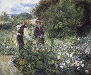 Pierre-Auguste Renoir Conversation with the Gardener France oil painting artist